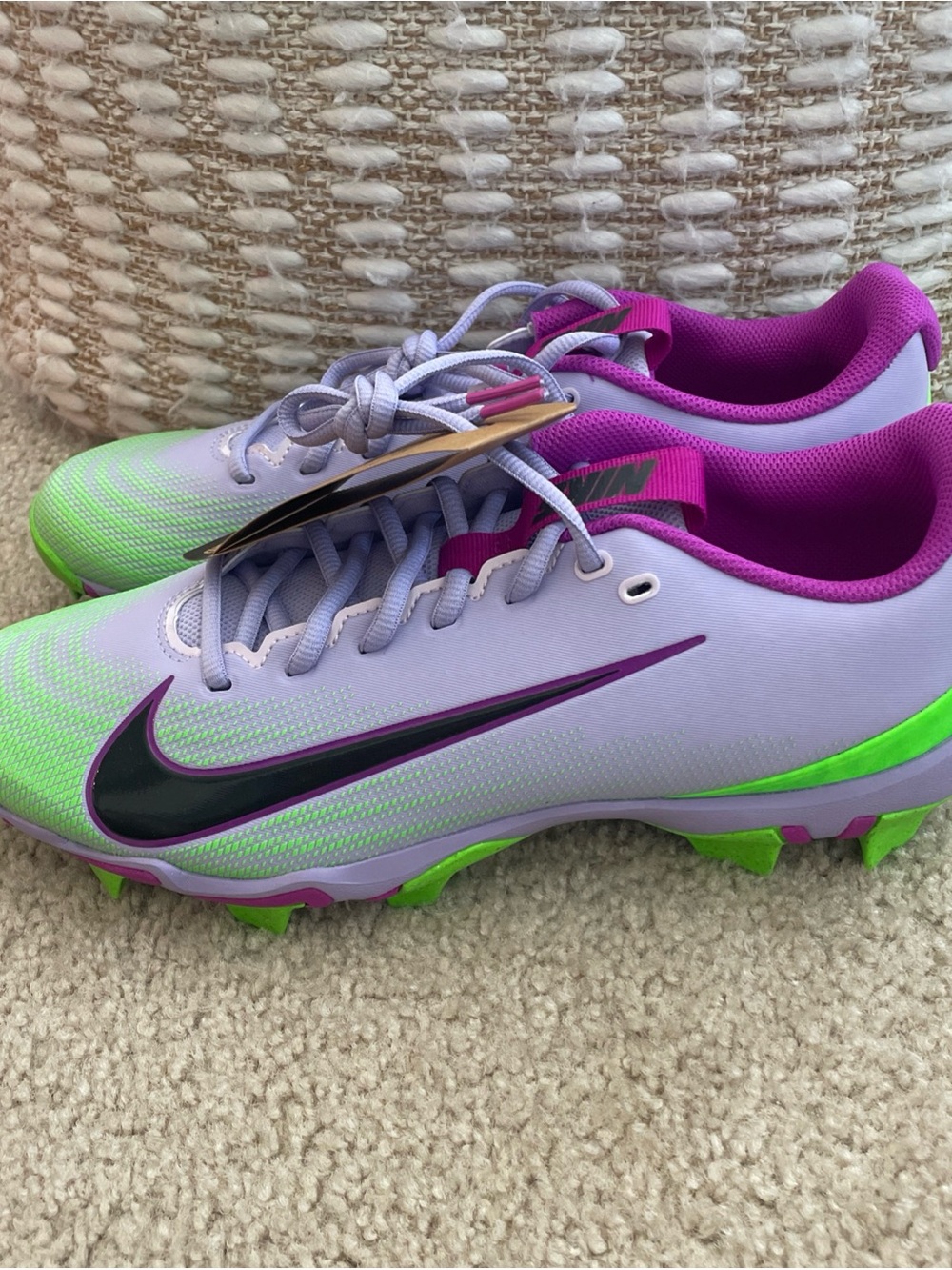 Nike Vapor Shark 3 NRG Cleats Men’s Size 10 Hydrangeas Purple Green HJ4575-500